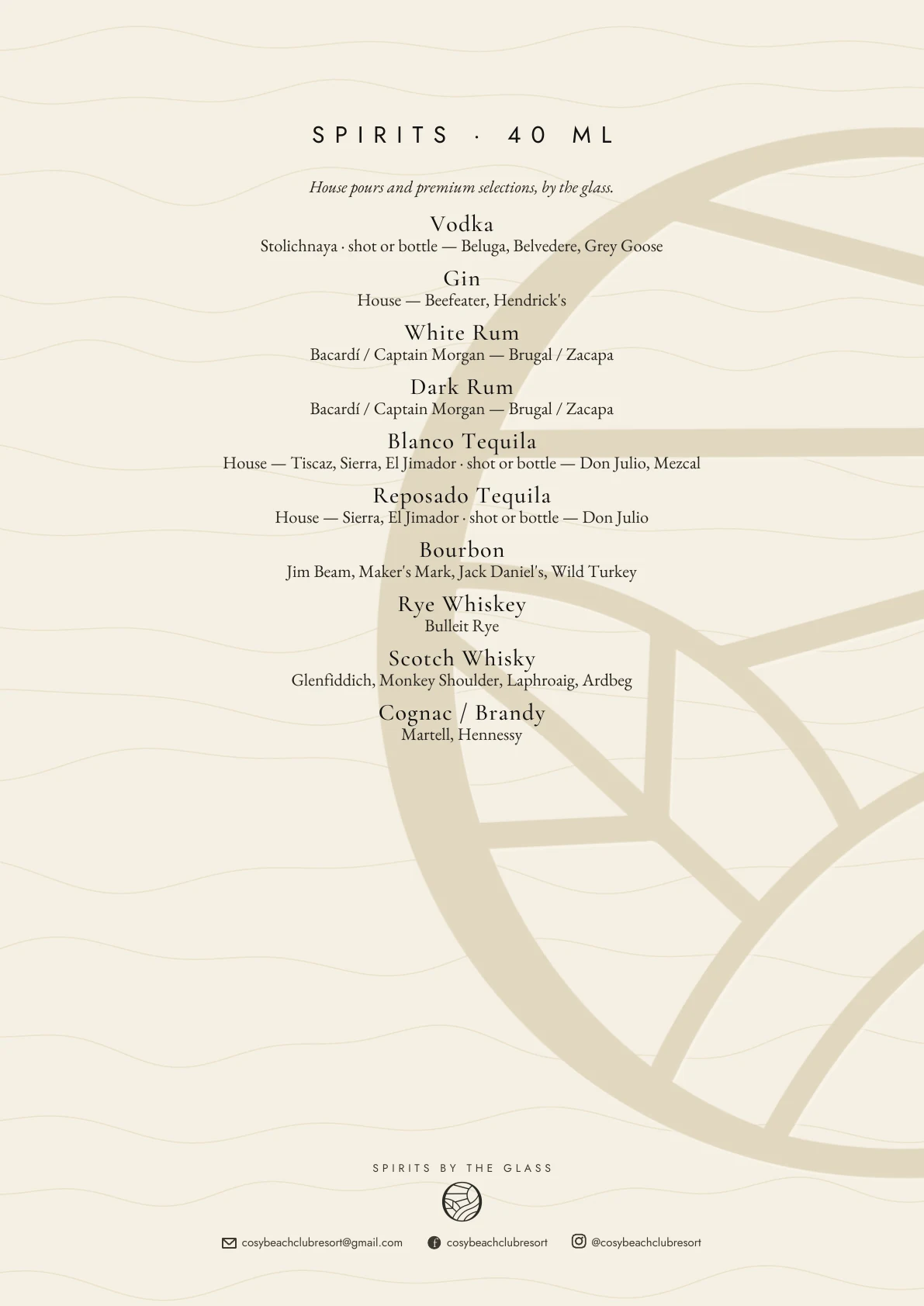 Cosy beverage menu page 11