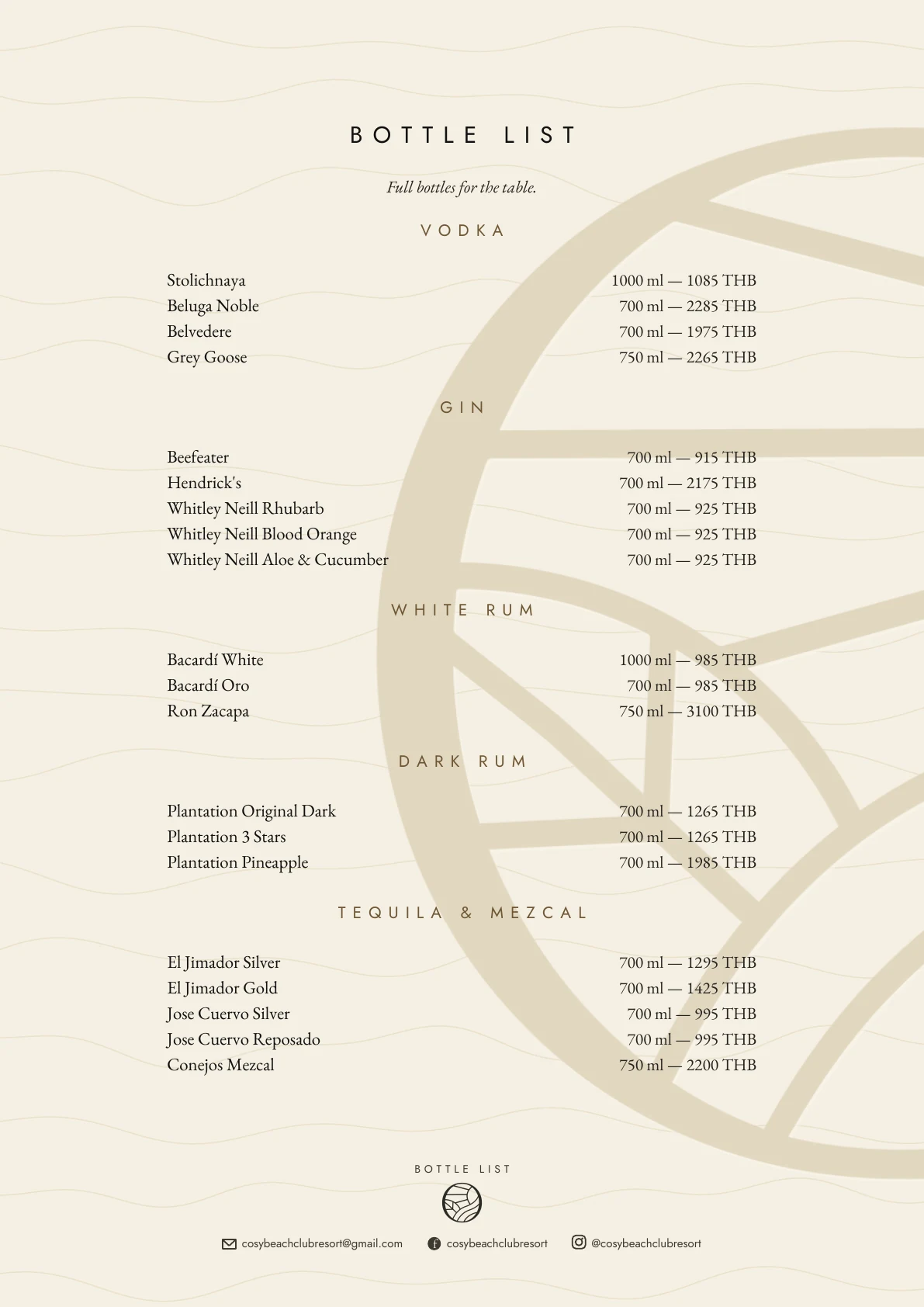Cosy beverage menu page 12