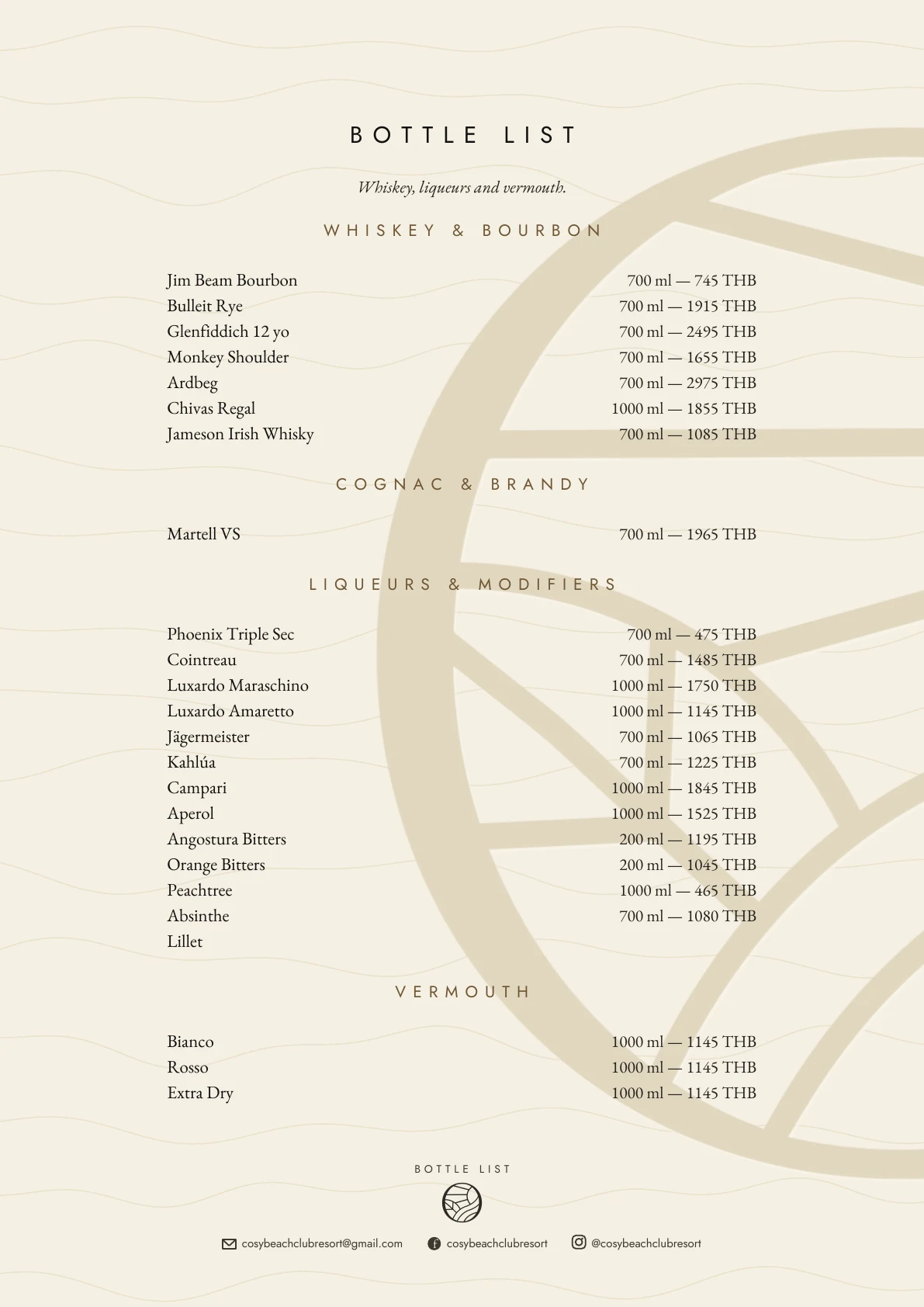 Cosy beverage menu page 13
